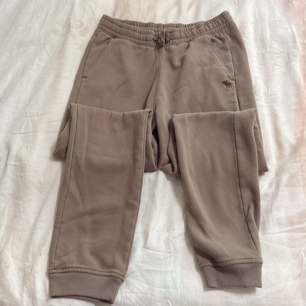 Abercrombie Kids tan sweatpants